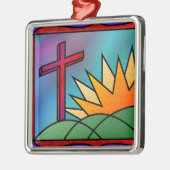 Paasdagversiering Metalen Ornament (Links)