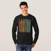 Paasdagzoo Keeper Retro Graphic Funhic Easter C T-shirt (Voorkant volledig)