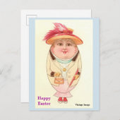  paasdame is zo gemeen: Briefkaart (Voorkant / Achterkant)