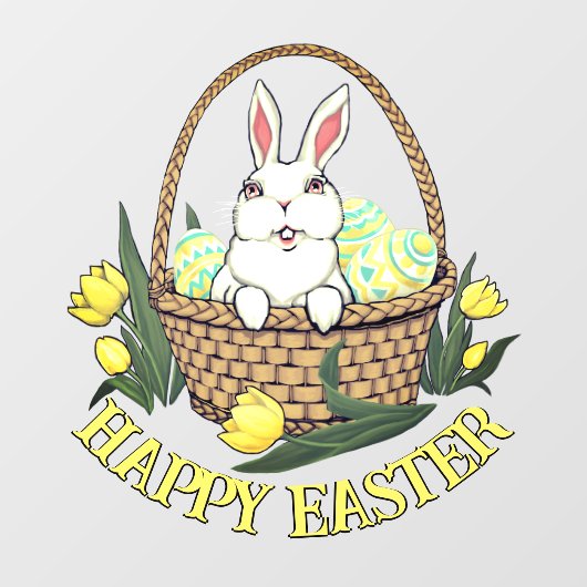 Paasdecalen - Aangepaste paasvensterklessen Raamsticker (Vel)