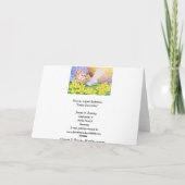 paasdecoratie feestdagen kaart (Achterkant)