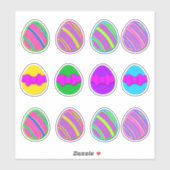 Paasdecoratie Stickers (Vel)