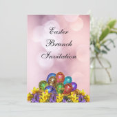 Paasdecoraties & Bloemennest Paasbrunch Kaart (Staand voorkant)
