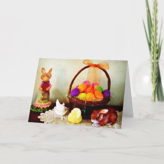 Paasdecoraties Feestdagen Kaart (Voorkant)