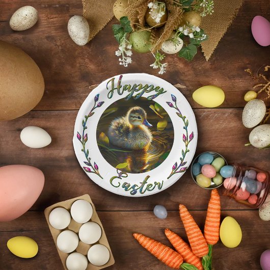 Paasdeuken Papieren Bordje