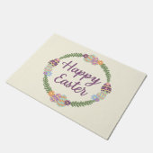 Paasdeur — Mat "Happy Easter" — adem (Schuin)