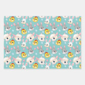 paasdieren en -dieren inpakpapier vel (Voorkant 2)