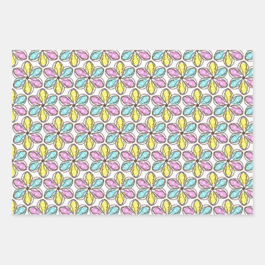 paasdieren en -dieren inpakpapier vel (Voorkant)