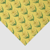 Paasdieven Zonnespiering Geel Tissuepapier (Detail)
