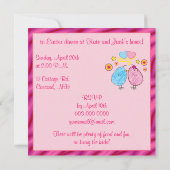 Paasdiner Uitnodiging met Cartoon kip (Achterkant)