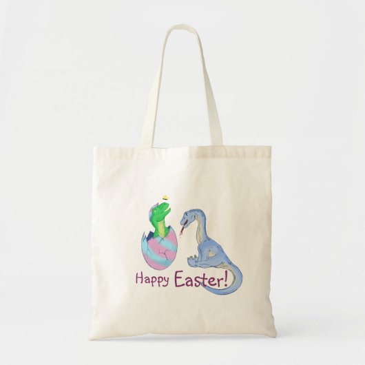 Paasdinos Tote Bag (Voorkant)