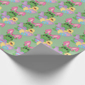 Paasdraak en kookpapier cadeaupapier (Hoek)