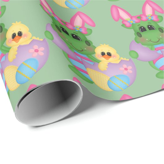 Paasdraak en kookpapier cadeaupapier (Rol Hoek)