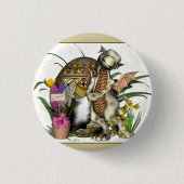 Paasdrakenbadge/Button voor Baby Ronde Button 3,2 Cm (Voorkant)