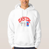 Paasdrievuldigheid: kruis, graf, opstanding T-shir Hoodie (Voorkant)