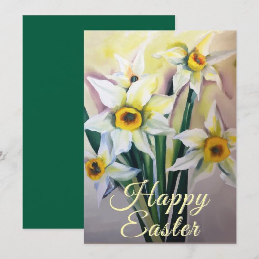 Paasdrogers Feestdagenkaart (Voorkant / Achterkant)