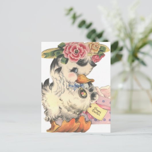  paaseend feestdagenkaart (Staand voorkant)