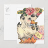  paaseend feestdagenkaart (Voorkant / Achterkant)