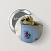 PaasEgger Chick in Cup Ronde Button 5,7 Cm (Voorkant /achterkant)