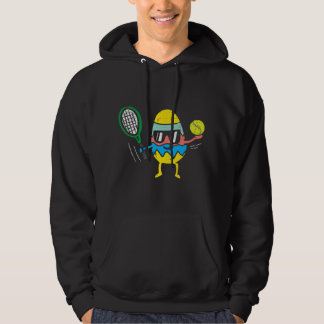 Paasegspellen Tennnis Cute Sports Player-Mannen Hoodie