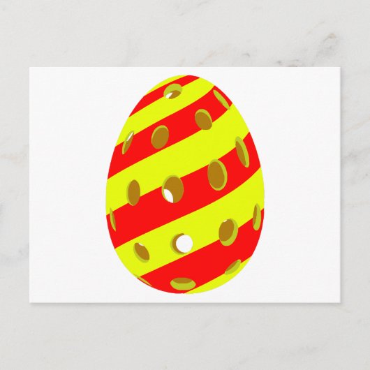 paasei briefkaart (Voorkant)