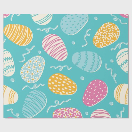 paasei cadeaupapier (Vlak)