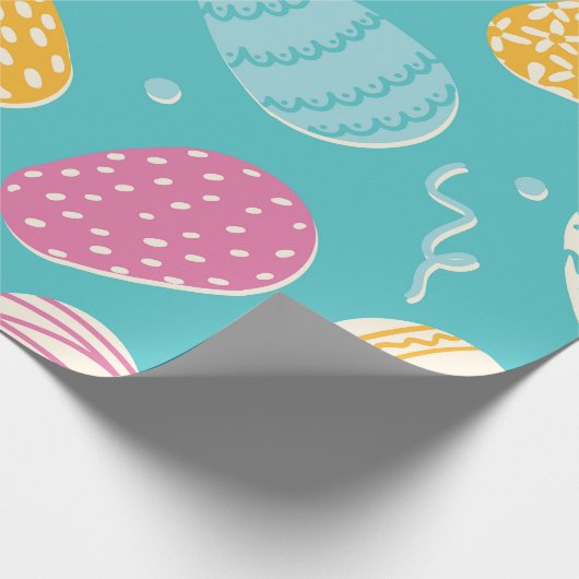 paasei cadeaupapier (Hoek)