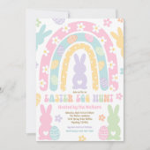 paasei eierjacht feest paasei buurt jacht kaart (Voorkant)