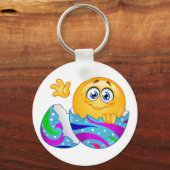 Paasei Emoji Sleutelhanger (Voorkant)