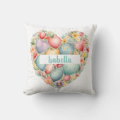 Paasei hart kussen (Voorkant)