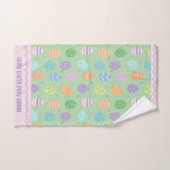 Paasei in pastelkleuren bad handdoek (Handdoek)