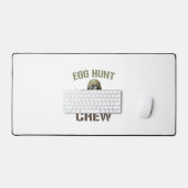 Paasei Jager Crew Camo Jacht Pasen Dag T-Shirt Bureaumat (Keyboard & Muis)