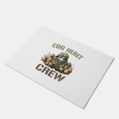 Paasei Jager Crew Camo Jacht Pasen Dag T-Shirt Deurmat (Schuin)