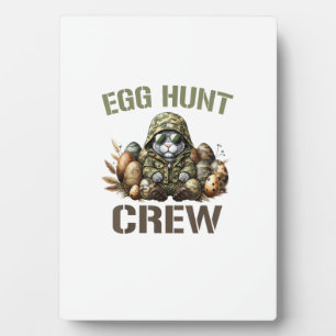 Paasei Jager Crew Camo Jacht Pasen Dag T-Shirt Fotoplaat