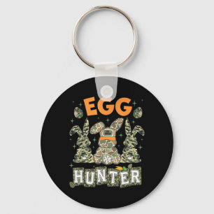 Paasei Jager Hert Bok Camo Hoed Hert Jagen Pasen Sleutelhanger