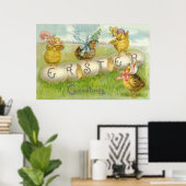 Paasei Kuikenveld Poster (Thuiskantoor)
