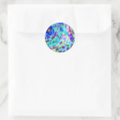 Paasei Kunststicker Ronde Sticker (Tas)