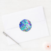 Paasei Kunststicker Ronde Sticker (Envelop)