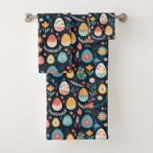 Paasei lente patroon bad handdoek (Insitu)