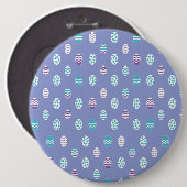 Paasei/lentepastel Ronde Button 6,0 Cm (Voorkant /achterkant)