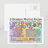 Paasei Martini Recept Kaart Briefkaart (Voorkant / Achterkant)