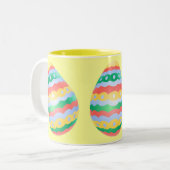 Paasei Mok Koffiekopje Feestelijke Paaskopdecor (Voorkant links)