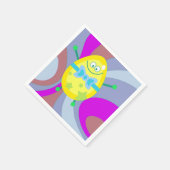 Paasei op een papieren servet (Hoek)