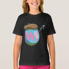 Paasei Paas schilderen verfkwast T-shirt