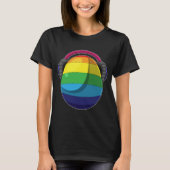 Paasei Pasen Regenboog Muziek T-shirt (Voorkant)