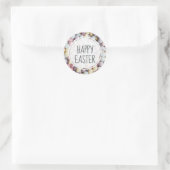 Paasei Pastel Handgeschreven Script  Ronde Sticker (Tas)