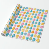 Paasei patroon cadeaupapier (Uitgerold)