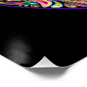 Paasei Psychedelisch Design Kids Biologisch T-Shir Perfect Poster (Hoek)