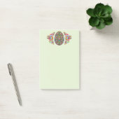 Paasei Psychedelisch Design Kids Biologisch T-shir Post-it® Notes (Kantoor)