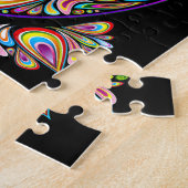 Paasei Psychedelisch Ontwerp Legpuzzel (Zijkant)